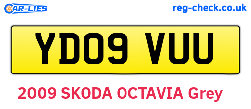 YD09VUU are the vehicle registration plates.