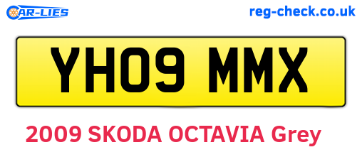 YH09MMX are the vehicle registration plates.