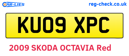 KU09XPC are the vehicle registration plates.
