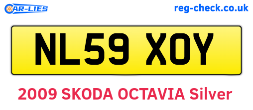 NL59XOY are the vehicle registration plates.