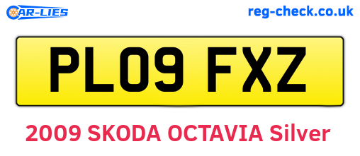 PL09FXZ are the vehicle registration plates.