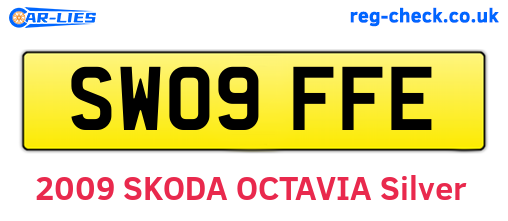 SW09FFE are the vehicle registration plates.