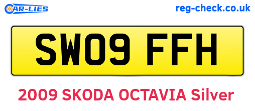 SW09FFH are the vehicle registration plates.