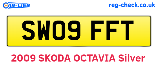 SW09FFT are the vehicle registration plates.