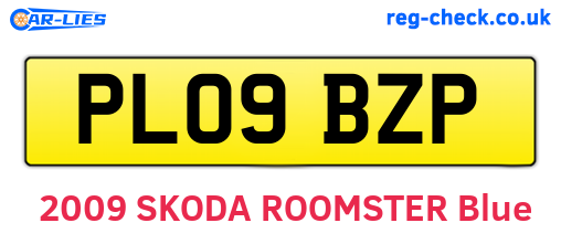 PL09BZP are the vehicle registration plates.