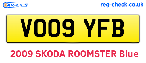 VO09YFB are the vehicle registration plates.