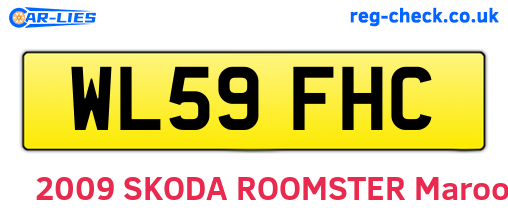 WL59FHC are the vehicle registration plates.