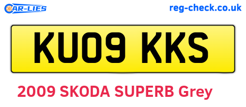 KU09KKS are the vehicle registration plates.