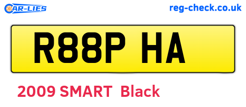 R88PHA are the vehicle registration plates.