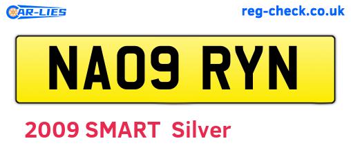 NA09RYN are the vehicle registration plates.