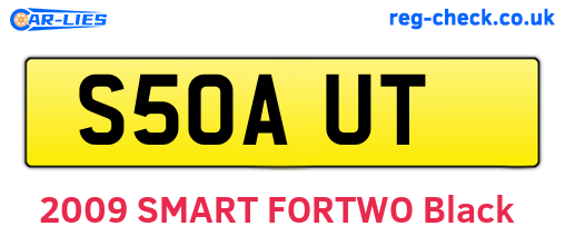 S50AUT are the vehicle registration plates.