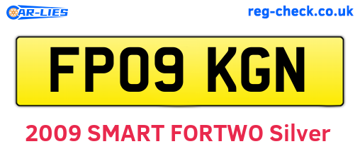 FP09KGN are the vehicle registration plates.
