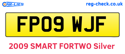 FP09WJF are the vehicle registration plates.