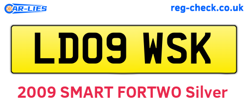 LD09WSK are the vehicle registration plates.