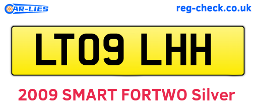 LT09LHH are the vehicle registration plates.