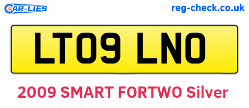 LT09LNO are the vehicle registration plates.