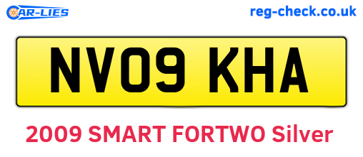 NV09KHA are the vehicle registration plates.