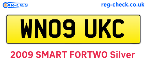 WN09UKC are the vehicle registration plates.