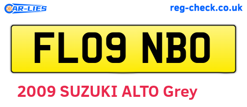 FL09NBO are the vehicle registration plates.