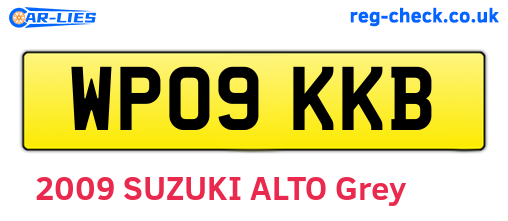 WP09KKB are the vehicle registration plates.