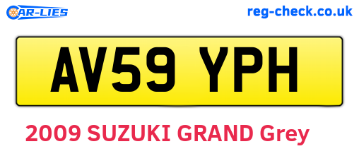 AV59YPH are the vehicle registration plates.