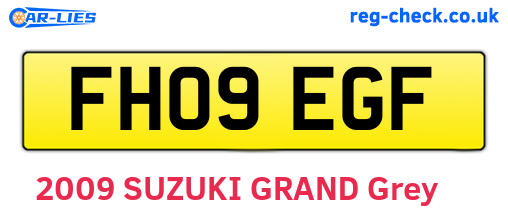 FH09EGF are the vehicle registration plates.