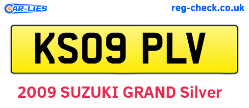 KS09PLV are the vehicle registration plates.