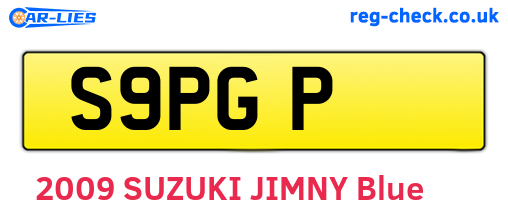 S9PGP are the vehicle registration plates.