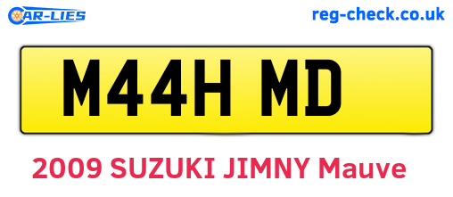 M44HMD are the vehicle registration plates.