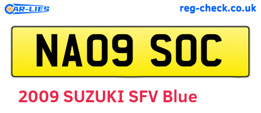 NA09SOC are the vehicle registration plates.