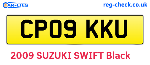 CP09KKU are the vehicle registration plates.