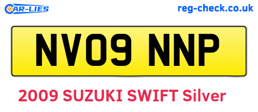 NV09NNP are the vehicle registration plates.