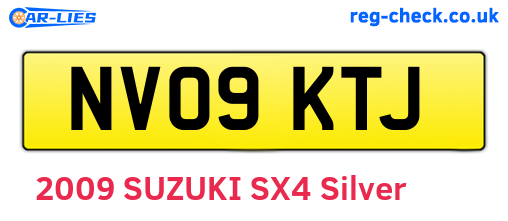 NV09KTJ are the vehicle registration plates.