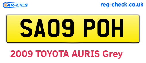 SA09POH are the vehicle registration plates.
