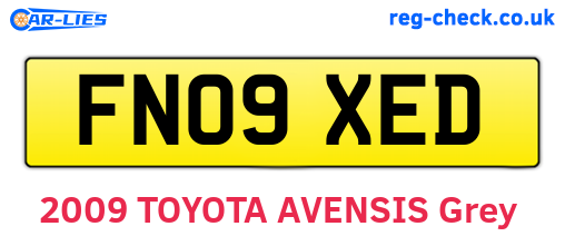 FN09XED are the vehicle registration plates.