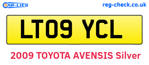 LT09YCL are the vehicle registration plates.