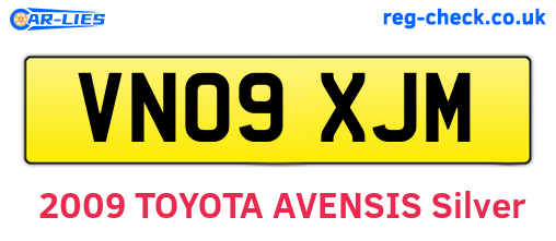 VN09XJM are the vehicle registration plates.