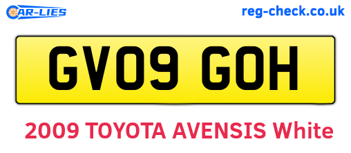 GV09GOH are the vehicle registration plates.