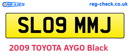 SL09MMJ are the vehicle registration plates.
