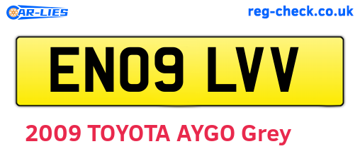 EN09LVV are the vehicle registration plates.