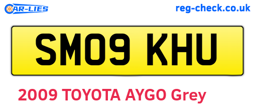 SM09KHU are the vehicle registration plates.