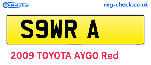 S9WRA are the vehicle registration plates.