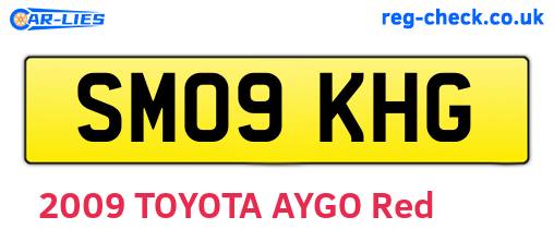SM09KHG are the vehicle registration plates.