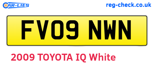 FV09NWN are the vehicle registration plates.