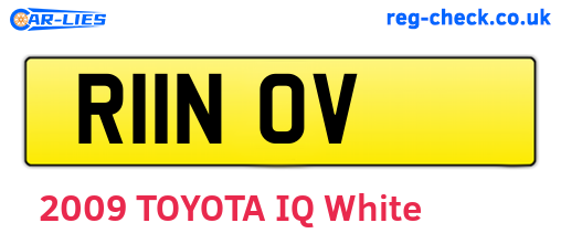 R11NOV are the vehicle registration plates.