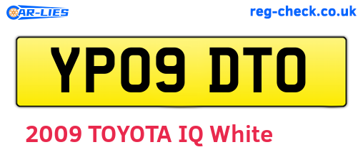 YP09DTO are the vehicle registration plates.