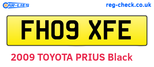 FH09XFE are the vehicle registration plates.