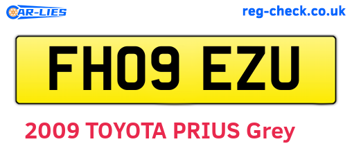 FH09EZU are the vehicle registration plates.