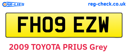 FH09EZW are the vehicle registration plates.