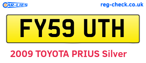 FY59UTH are the vehicle registration plates.